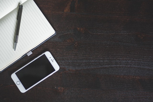 smartphone guide reading on mobile device calm minimalist